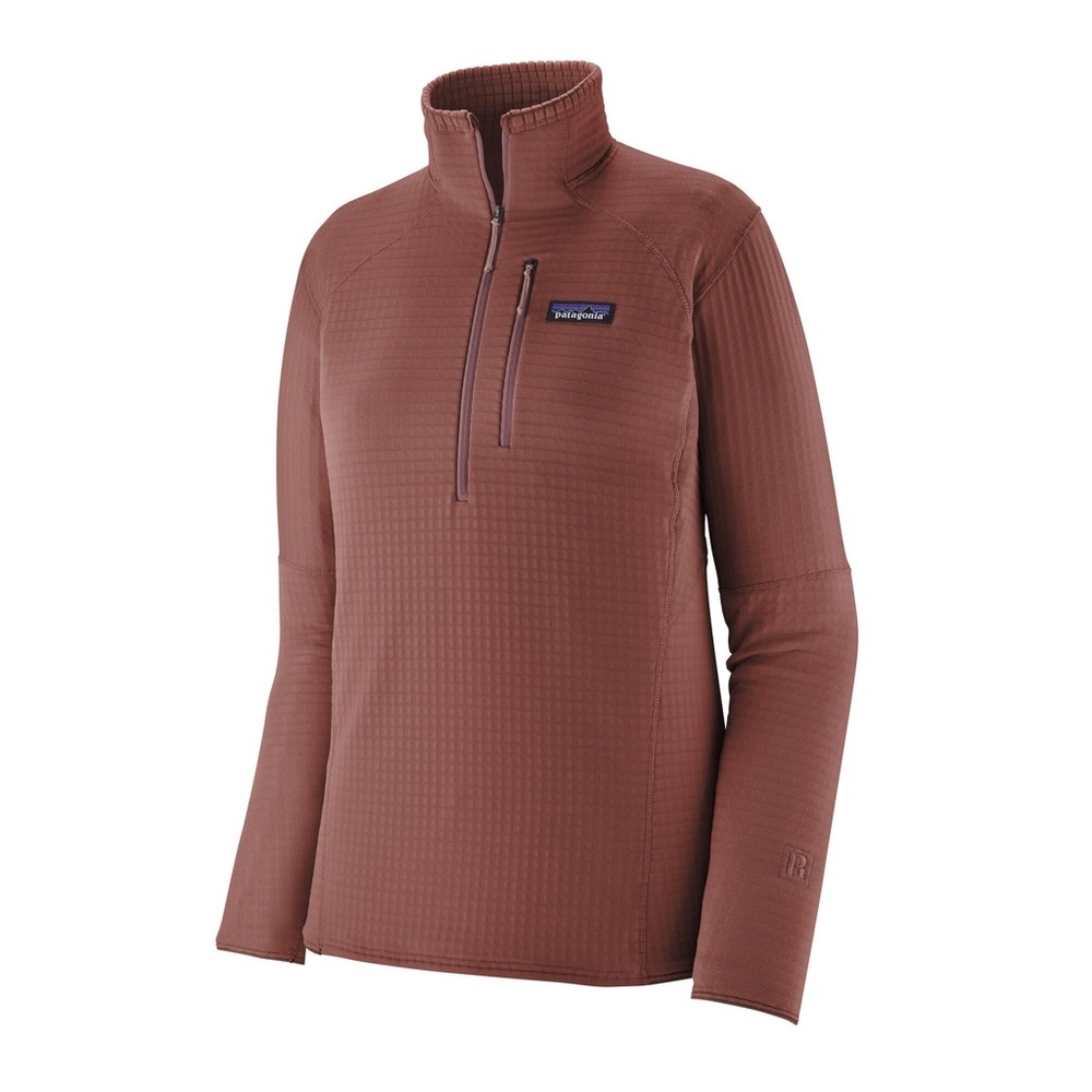 Patagonia Women’s R1 Fleece Half-Zip Pullover Brown Size Large— NWOT - Picture 2 of 12